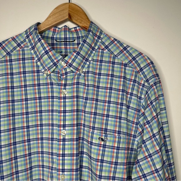 Vineyard Vines On The Go Performance Button Down Shirt Size XL - Picture 1 of 6